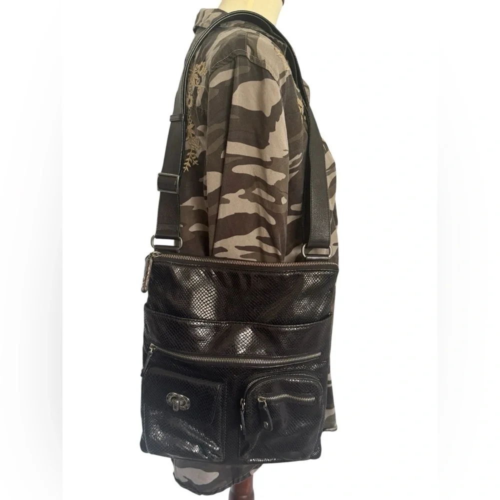 Brighton black leather